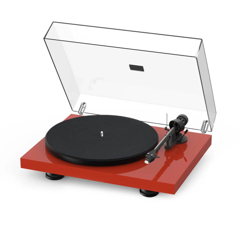 เครื่องเล่นแผ่นเสียง PROJECT : DEBUT CARBON EVO (พร้อมหัวเข็ม ORTOFON รุ่น 2M RED) (HIGH GLOSS RED)